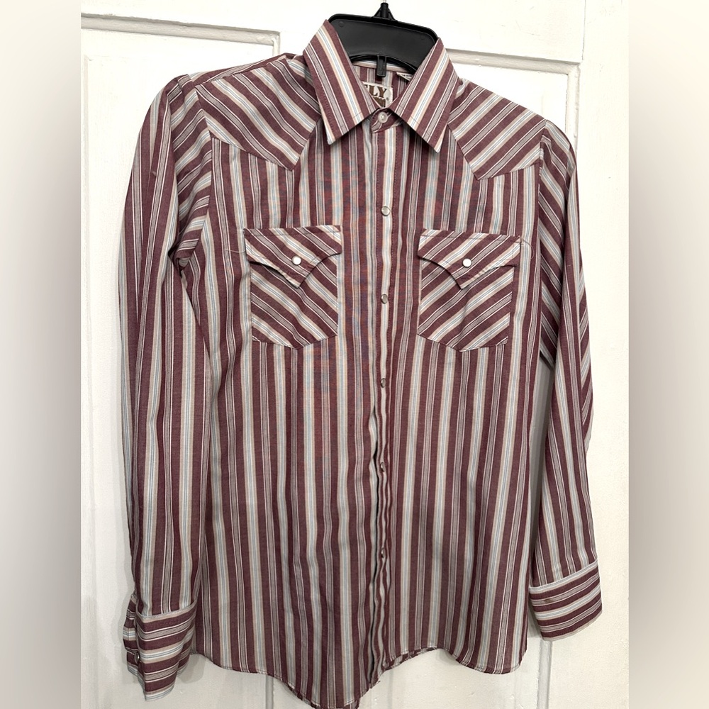 NWOT Boys ELY CATTLEMAN Western Dress Shirt. Size 14.